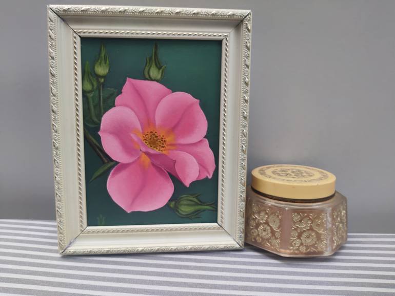 Original Impressionism Floral Painting by Alina Abliazimova
