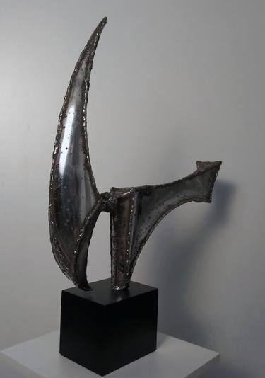 Original Abstract Expressionism Abstract Sculpture by Raja Simon