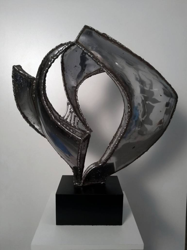 Original Abstract Expressionism Abstract Sculpture by Raja Simon