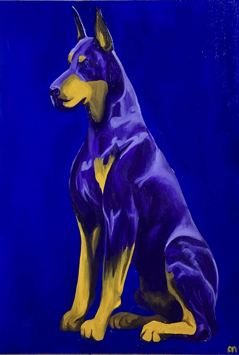 Original Abstract Expressionism Animal Paintings by Ana Mosalska