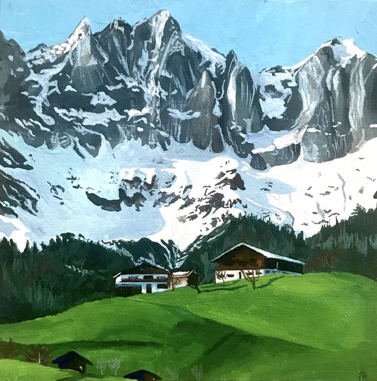 Original Landscape Painting by Ana Mosalska