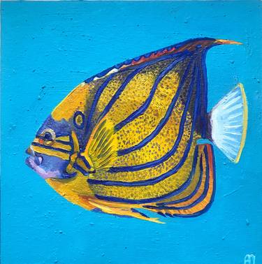 Original Figurative Fish Paintings by Ana Mosalska