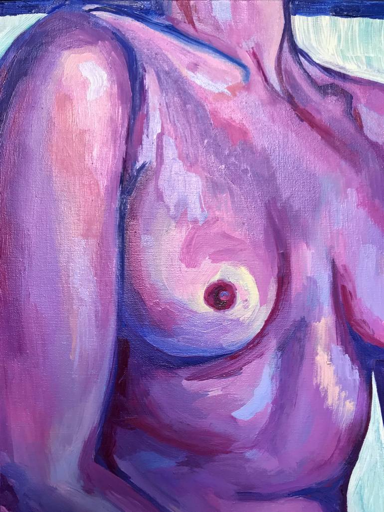 Original Nude Painting by Ana Mosalska
