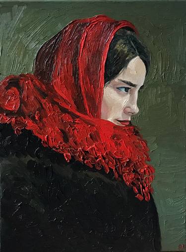 Print of Portrait Paintings by Ana Mosalska