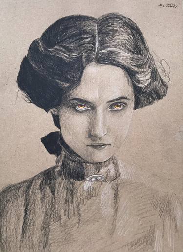 Print of Illustration Portrait Drawings by Ana Mosalska