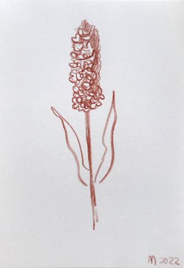 Print of Abstract Floral Drawings by Ana Mosalska