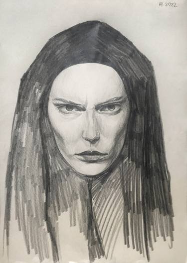Print of Portraiture Religious Drawings by Ana Mosalska