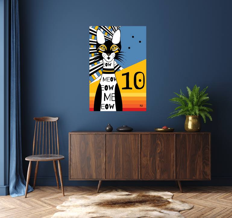 Original Illustration Animal Mixed Media by Skye Wright