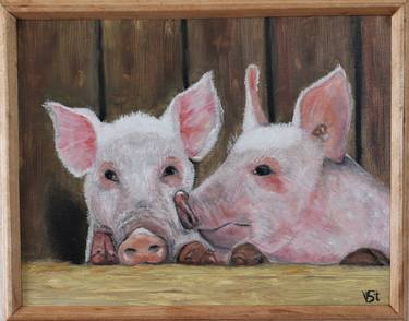 Original Realism Animal Paintings by Valerie Starkova