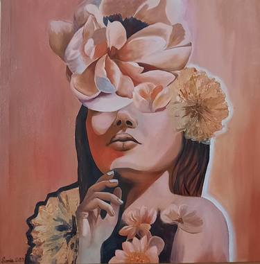 "Ecstatic Bloom" Oil Painting On Canvas thumb