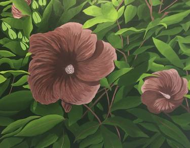 Original Floral Paintings by Bradley Lusa