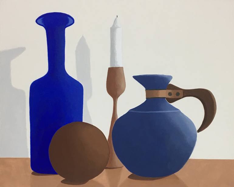 Original Contemporary Still Life Paintings by Bradley Lusa