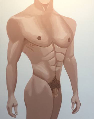 Original Figurative Nude Paintings by Bradley Lusa