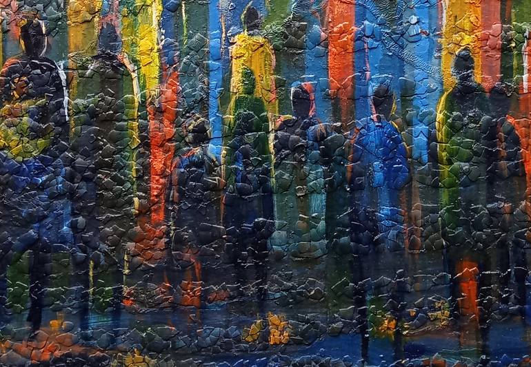 Original Abstract Expressionism Abstract Painting by Olapade Ajibola