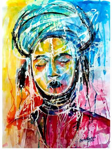 Original Abstract Women Paintings by Olapade Ajibola