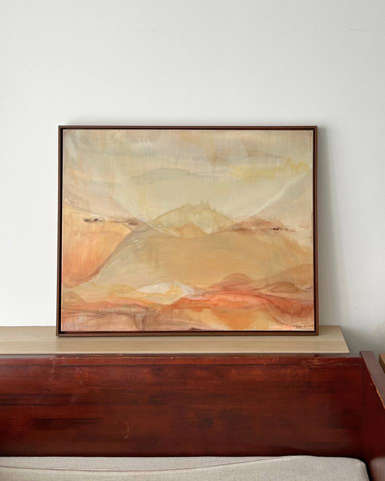Original Abstract Expressionism Abstract Painting by Indra Gondi