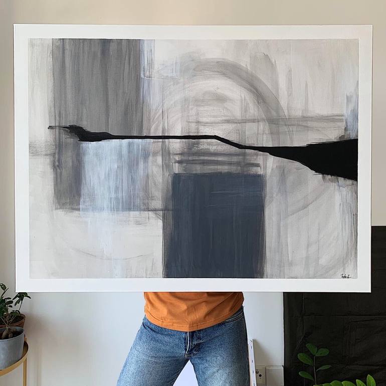 Original Conceptual Abstract Painting by Indra Gondi