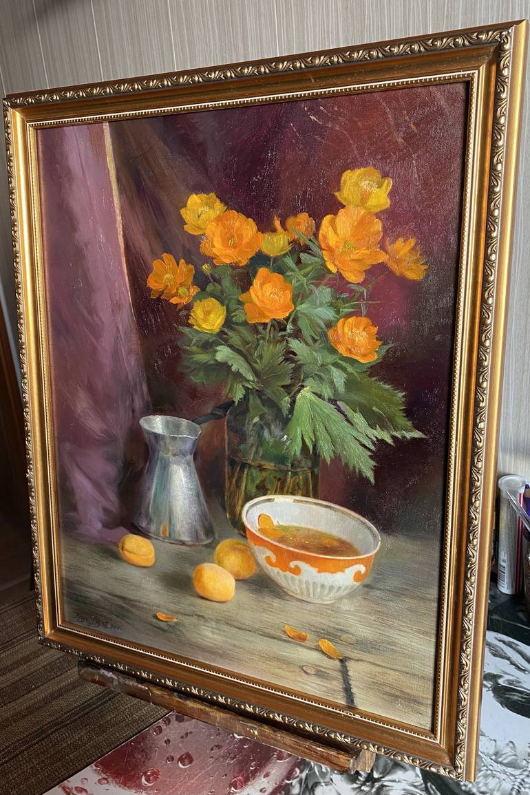 Original Fine Art Still Life Painting by Vsevolod Kuznethov