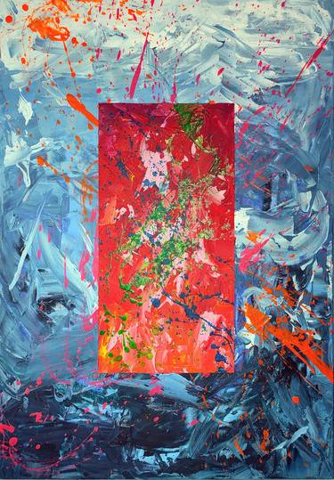 Original Abstract Expressionism Abstract Paintings by Anatolii Kazymyrchuk