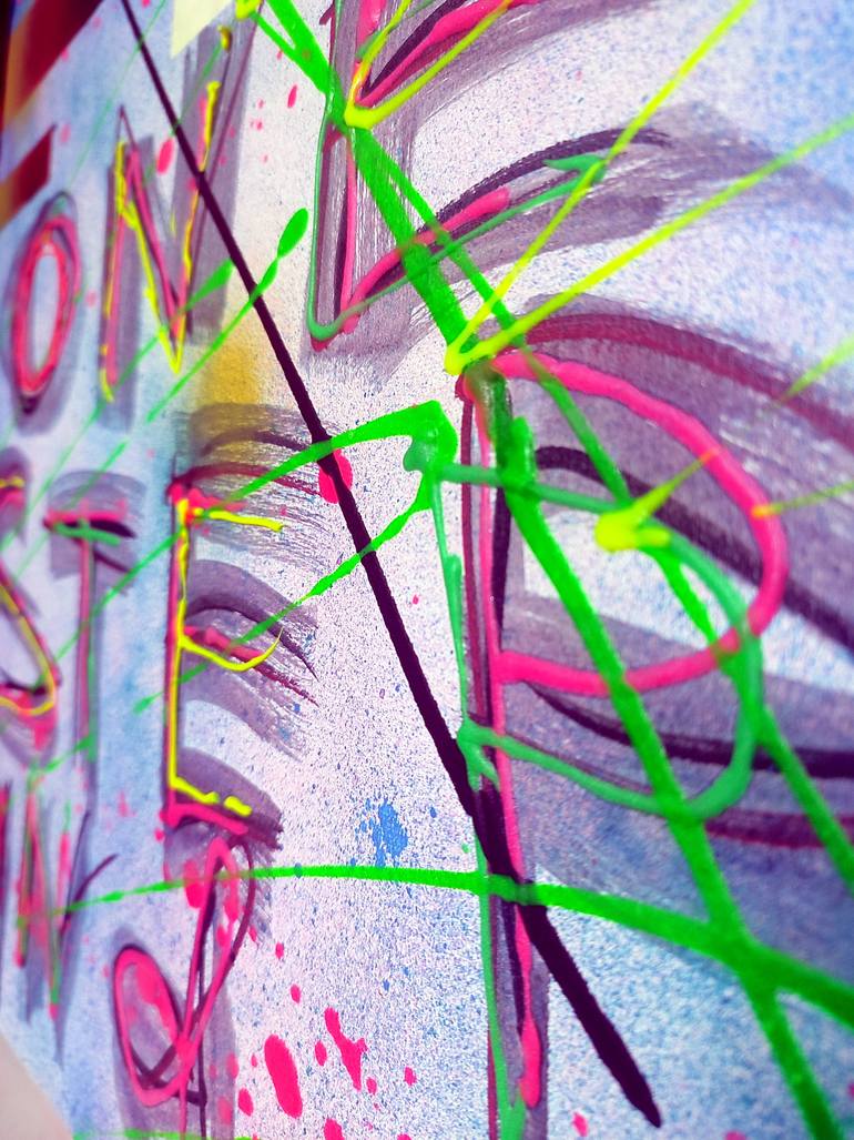 Original Abstract Expressionism Abstract Painting by Anatolii Kazymyrchuk