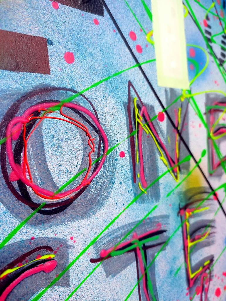 Original Abstract Expressionism Abstract Painting by Anatolii Kazymyrchuk