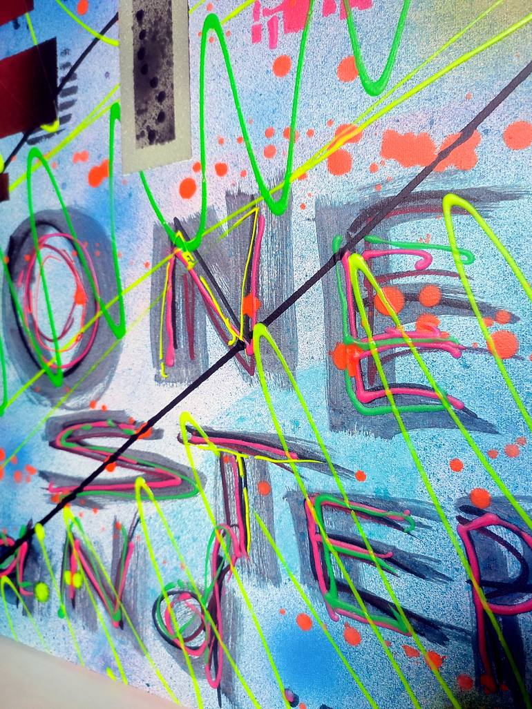 Original Abstract Expressionism Abstract Painting by Anatolii Kazymyrchuk