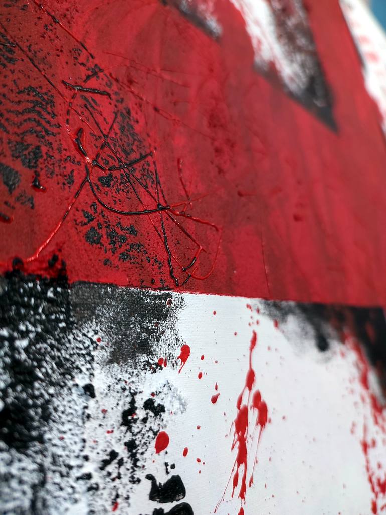 Original Abstract Expressionism Abstract Painting by Anatolii Kazymyrchuk