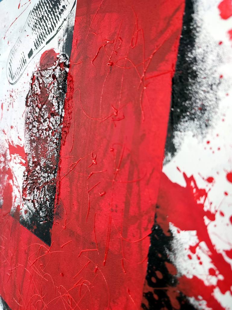 Original Abstract Expressionism Abstract Painting by Anatolii Kazymyrchuk