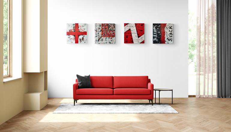 Original Abstract Expressionism Abstract Painting by Anatolii Kazymyrchuk