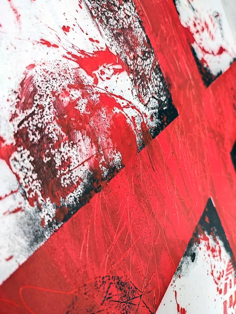 Original Abstract Expressionism Abstract Painting by Anatolii Kazymyrchuk