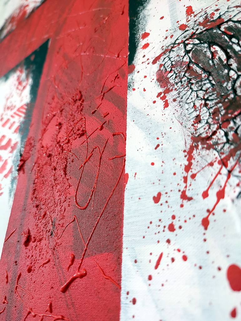 Original Abstract Expressionism Abstract Painting by Anatolii Kazymyrchuk