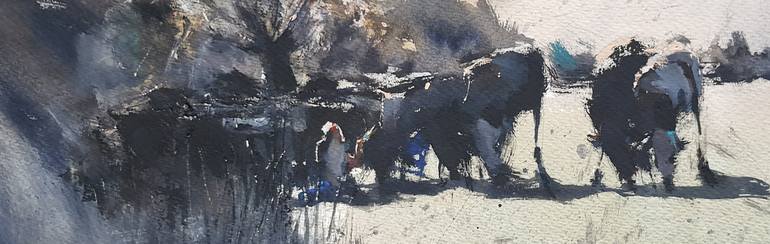Original Expressionism Animal Painting by Dominic Butler