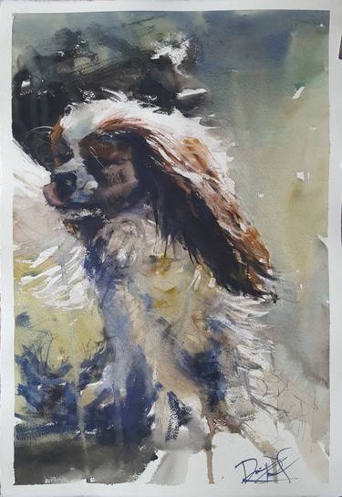 Print of Expressionism Dogs Paintings by Dominic Butler