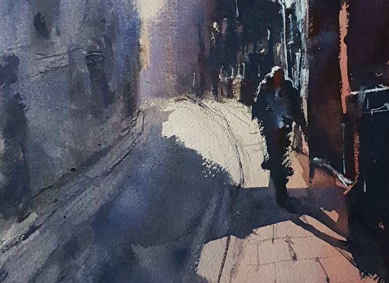 Original Expressionism Landscape Painting by Dominic Butler