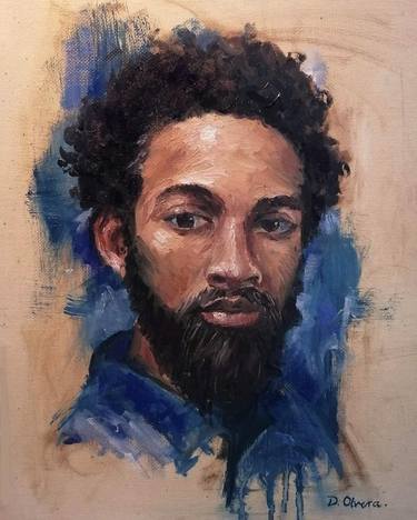 Original Portrait Painting by Daniela Olvera