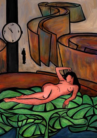 Original Nude Digital by Yvette Wohn