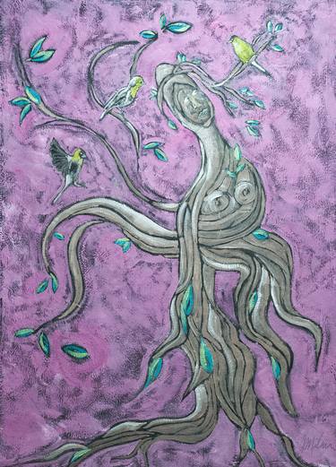 Print of Tree Paintings by Jacqueline Milner
