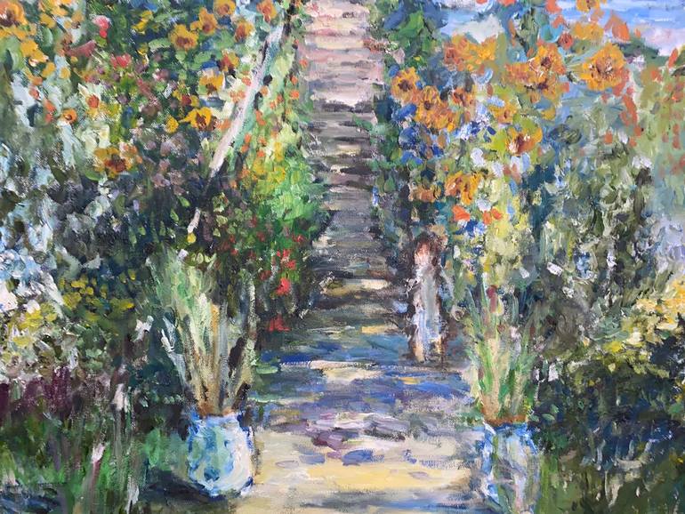 Original Impressionism Landscape Painting by Sunny Li