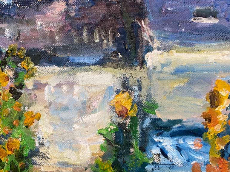 Original Impressionism Landscape Painting by Sunny Li