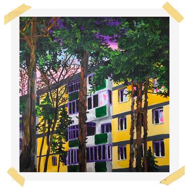 Print of Expressionism Architecture Paintings by Florin-Valentin Ogrutan