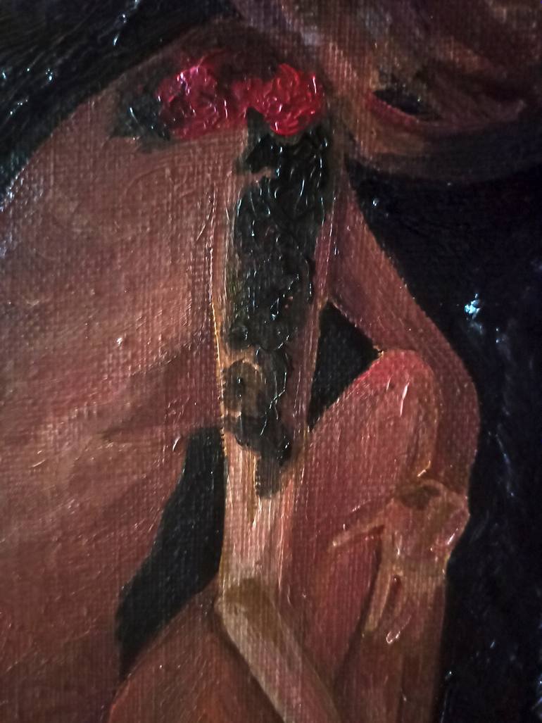 Original Conceptual People Painting by Alexandra Logunova