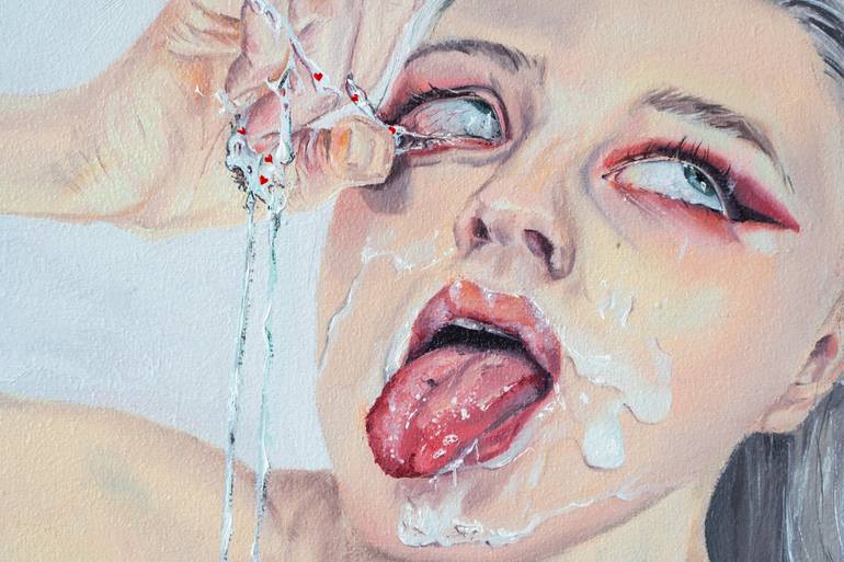 Original Erotic Painting by Anna Gizo