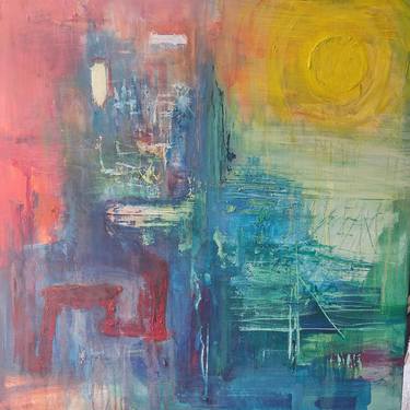 Original Fine Art Abstract Paintings by Aston Fessey