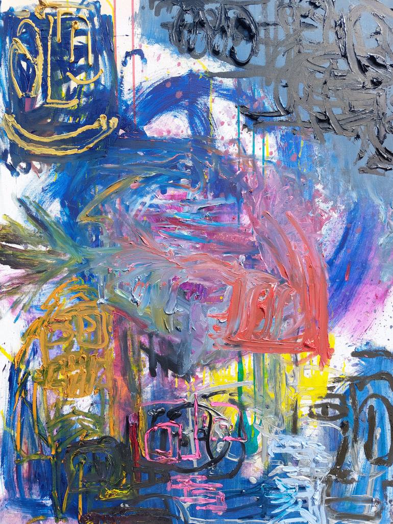 Original Abstract Painting by Aston Fessey | Abstract Art on Canvas | If you could feel the way I do