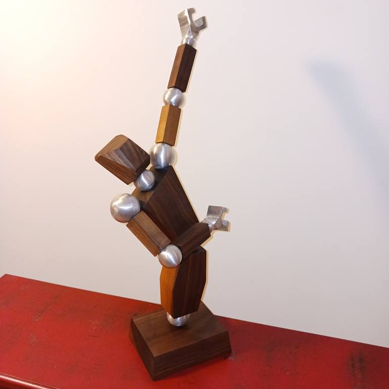Original Art Deco Body Sculpture by Atelier Méta-Bois Mario Forget
