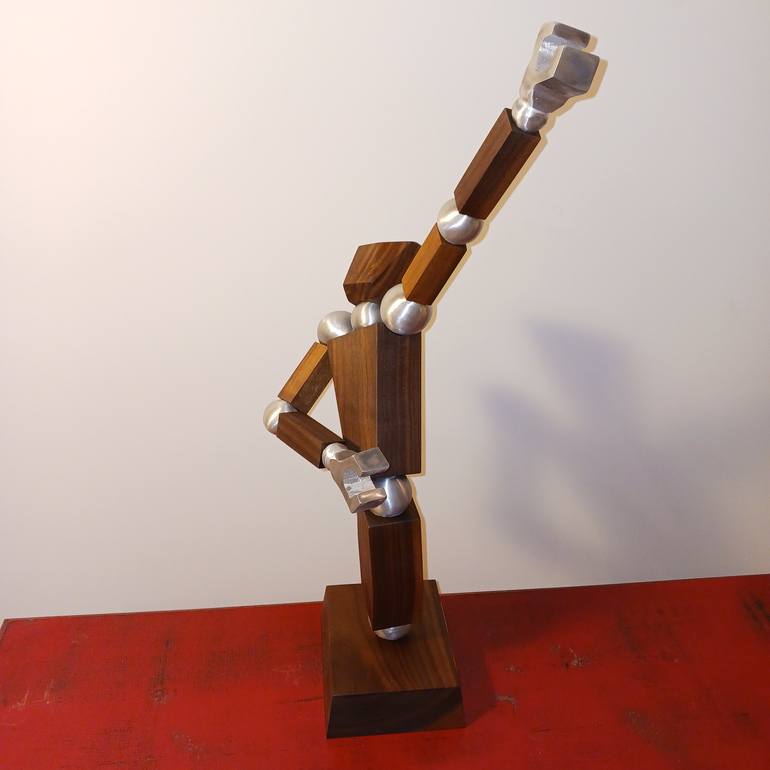 Original Art Deco Body Sculpture by Atelier Méta-Bois Mario Forget