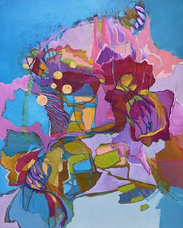 Original Abstract Expressionism Abstract Paintings by Jenny Shaw