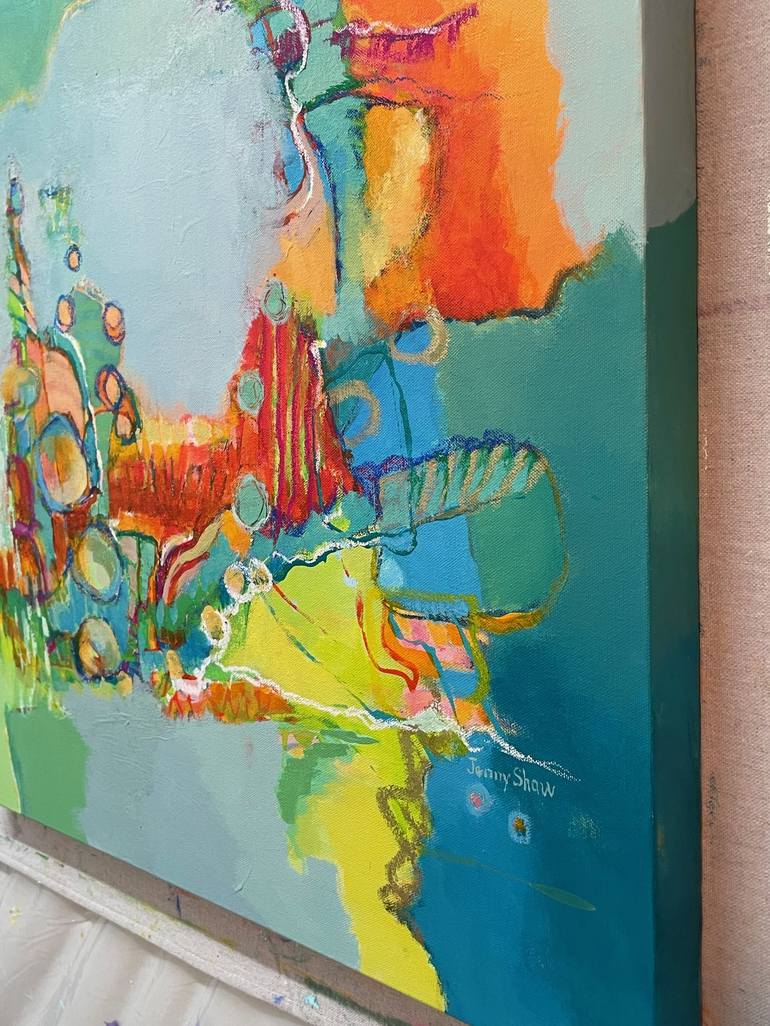 Original Abstract Painting by Jenny Shaw