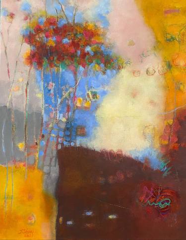 Original Modern Abstract Paintings by Jenny Shaw