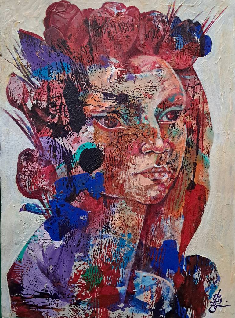 Print of Contemporary Women Paintings by Samira Darya